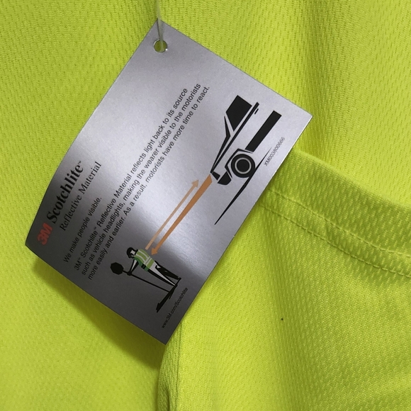 VEA Visibility Enhanced Apparel Work Shirt 3m Scotchlite NWT XL - Picture 3 of 7